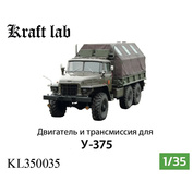 KL350035 Kraft Lab 1/35 Engine and Transmission 375