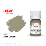 C1035 ICM Paint for creativity, 12 ml, color Gray-green (Grey Green)