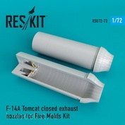 RSU72-0072 RESKIT 1/72 Закрытые сопла для F-14A Tomcat (Fine Molds)