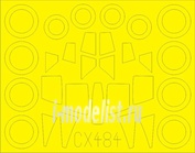 CX484 Eduard 1/72 Маска для MiGG-31