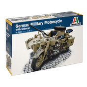 7403 Italeri 1/9 Немецкий военный мотоцикл с коляской