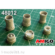 AMG48012 Amigo Models 1/48 МiGG-21Ф/МiGG-21Ф-13 Реактивное сопло двигателя Р11Ф-300