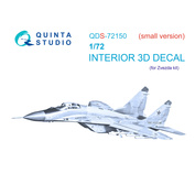 QDS-72150 Quinta Studio 1/72 3D Декаль интерьера кабины М-29 9-13 (7278 Zvezda) (малая версия)