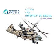 QD72236 Quinta Studio 1/72 3D Декаль интерьера кабины К-52 (Dream Model)
