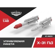 48213 TEMP MODELS 1/48 УправляеMay ракета Х-31 ПД