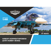 48343 TEMP MODELS 1/48 Набор коррекции С-34 (Hobby Boss)