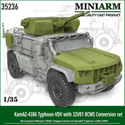 35236 Miniarm 1/35 Конверсия 4386 Тайфун-ВДВ с боевым модулем 32В01