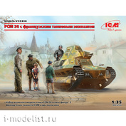 35338 ICM 1/35 Scale Model FCM 36 with French tank crew
