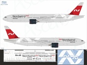 772-011 Ascensio 1/144 Декаль на самолёт Боеiнг 777-200 (Nordwind AirIines new)