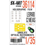 36114 SX-Art 1/35 Имитация смотровых приборов Leopard C2 Mexas (Meng)