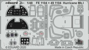 FE1104 Eduard photo etched parts for 1/48 Hurricane Mk. I