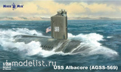 350-036 МикроМир 1/350 Американская экспериментальная подводная лодка USS Albacore 