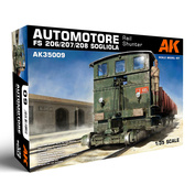 AK35009 AK Interactive 1/35 Маневровый локомfromив Automotore FS 206/207/208 Sogliola