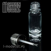 9759 Green Stuff World Empty Glass Jar with Brush 10ml