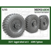 35217 MiniArm 1/35 Branded set of highly detailed resin wheels for U