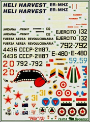 72014 Begemot 1/72 Decal for helicopter 