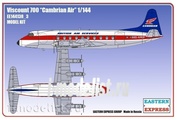 144138-3 Восточный экспресс 1/144 Гражданский авиалайнер Viscount 700 Cambrian Air