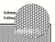 NS35019 North Zvezda 1/35 Woven wire mesh with diamond-shaped cell of Diamond Wire mesh