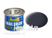 32178 Revell enamel tank Grey paint, RAL7024 matte (tank grey, mat RAL 7024)