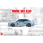 PN24019 NuNu 1/24 Автомобиль BMW M3 E30 Gr.A 1990 Inter TEC Class Winner