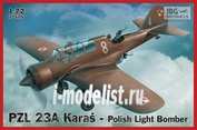 72505 IBG models 1/72 PZL 23A Karaś