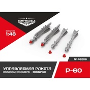 48206 TEMP MODELS 1/48 УправляеMay ракета Р-60
