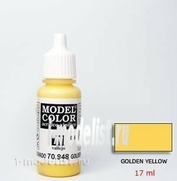 70948 Краска акриловая `Model Color Золотисто-желтый/Golden yellow