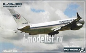 PM20006 PasModels 1/200 Сборная модель самолета Ильюshin 96-300 Домодедские Авиалинии