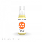 AK11036 AK Interactive acrylic Paint 3rd Generation Ice Yellow 17ml