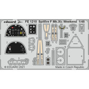 FE1210 Eduard 1/48 Photo Etching for Spitfire F Mk. IXc Weekend