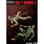 B6-35314 Bravo-6 1/35 Vietcong Ace of Spades-2 / Вьетконговский Пиковый туз-2