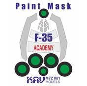 M72 081 KAV Models 1/72 Окрасочная маска на F-35A (Academy)