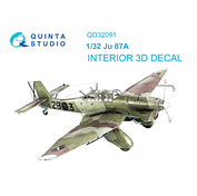 QD32091 Quinta Studio 1/32 3D Decal Cabin Interior Ju 87A (Trumpeter)
