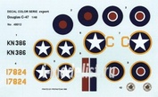 48012 Propagteam 1/48 Decal for Douglas C - 47 