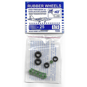 7235 Elf Productions 1/72 Wheel rubber Dry-25