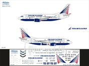 735-001 Ascensio 1/144 Декаль на самолет боенг 737-500 (Трансэро)