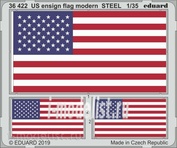36422 Eduard 1/35 Цветное фототравление Современный американский флаг, сталь