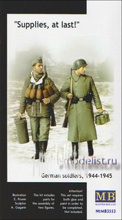 3553 MasterBox 1/35 Supplies, at last! German soldiers, 1944-1945