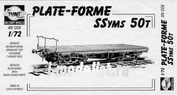 MV 008 CMK 1/72 Platform wagon SSyms 50 ton