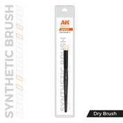 AKB025 AK Interactive Синтетическая кисть для сухих техник - L / AK SYNTHETIC DRY BRUSH – L