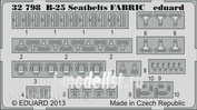 32798 Eduard 1/32 Цветное Фототравление для B-25 seatbelts FABRIC