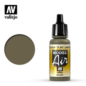 71247 Vallejo Paint Model Air Light Olive RAL 6040 17 ml.