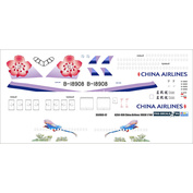 350900-07 PasDecals 1/144 Декаль на A350-900 CHINA Airlines 18908