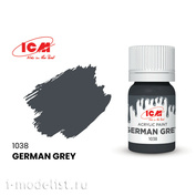 C1038 ICM Paint for creativity, 12 ml, color Gray-green (Grey Green)