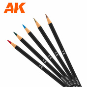 AKКМБ17 AK Interactive Набор карандашей для везеринга 