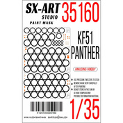 35160 SX-Art 1/35 Окрасочная маска KF51 Panther (Amusing Hobby)