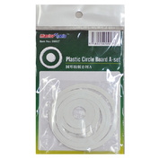 09937 Master Tools Set of plastic circles and rings d 1.5-75 mm, thickness 0.5mm, A-set (72 pcs)/ PLASTIC CIRCLE BOARD A-Set