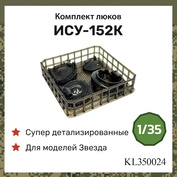 KL350024 Kraft Lab 1/35 Set of hatches ISU-152K