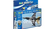 64844 Revell 1/72 Model Set F-16 C SOLO TÜRK (includes glue, brush and paint)