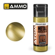 ATOM20172 Ammo Mig Акриловая краска ATOM COLOR METALLIC Золfromо / Gold